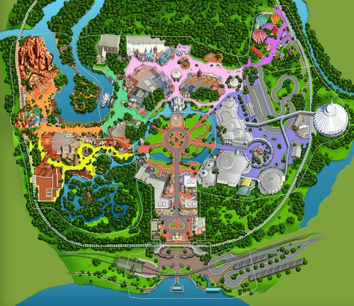 Theme Park Map Mrs Seckler