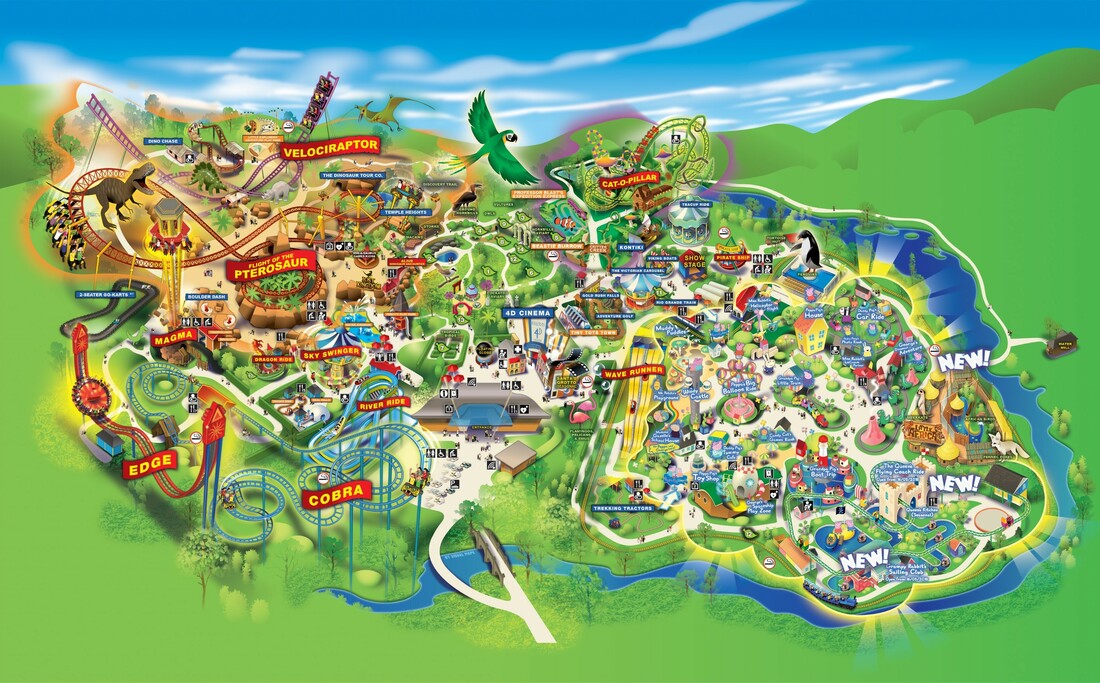 Theme Park Map - Mrs. Seckler